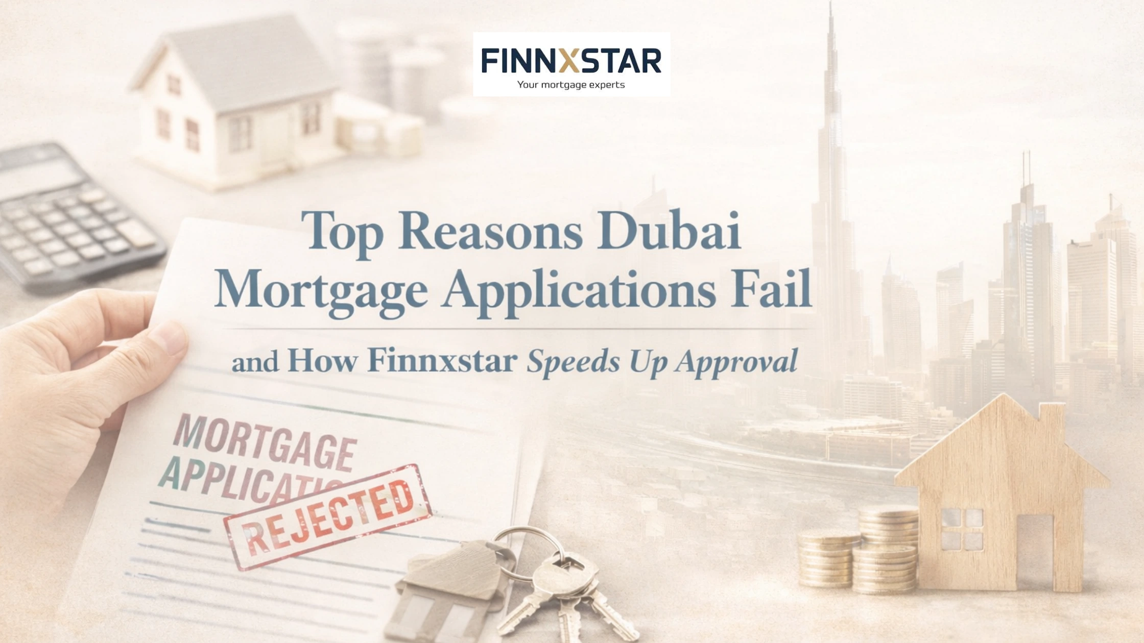 Top Reasons Dubai Mortgage Applications Fail and How Finnxstar Speeds Up Approval